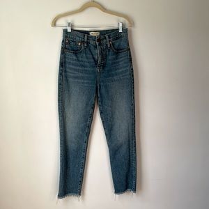 Madewell straight leg jeans